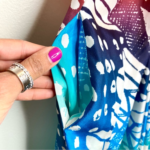 Diane Von Furstenberg “Gilmore Oasis” silk dress 🧡 - Picture 8 of 16